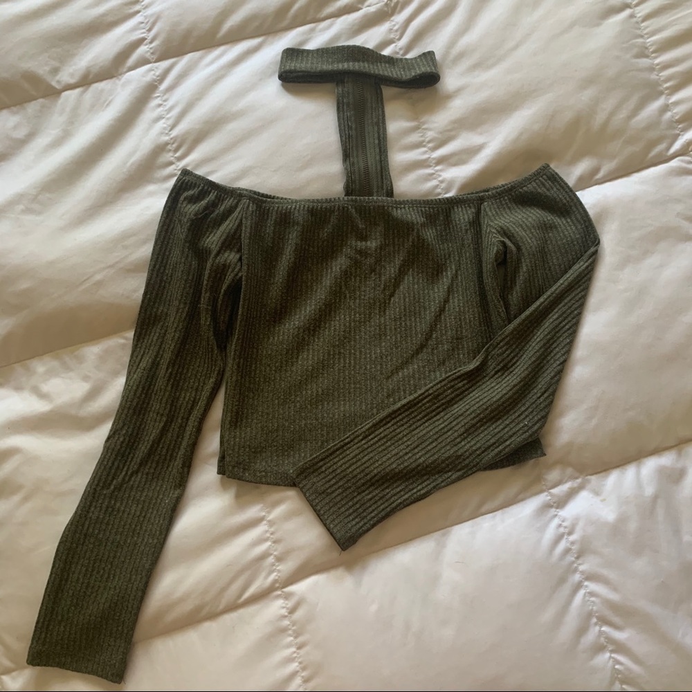 LF Off the Shoulder Choker Top